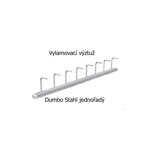 DS Bugel Dumbo-Stahl Jednořadý 10/125-10