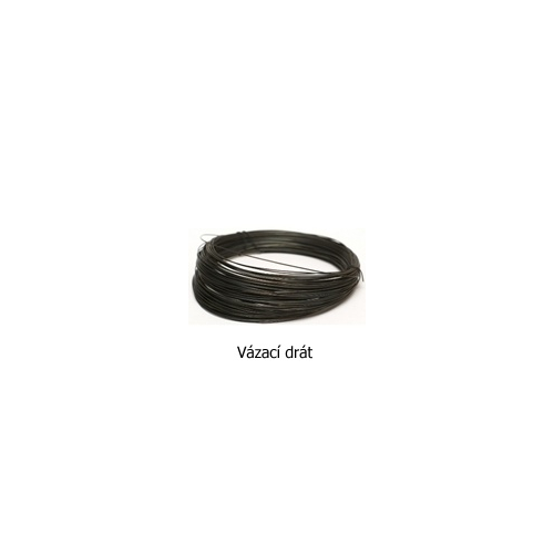 Drát vázací černý měkký žíhaný průměr 1,25 mm