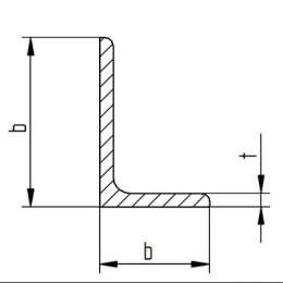Tyč nerovnoramenná L 100x50x6
