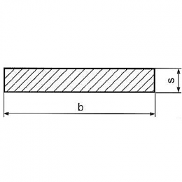 Tyč ocelová plochá 100x10