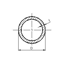 Trubka 168x8 bezešvá hladká kruhová