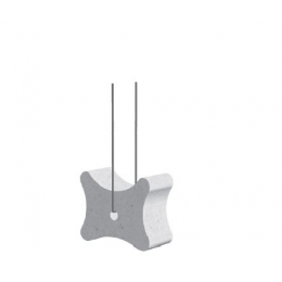 Betonový motýl 35/40/50 (DRUFA) s drátem