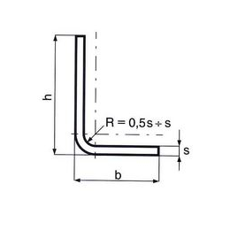 Profil otevřený průřezu L 50x30x3